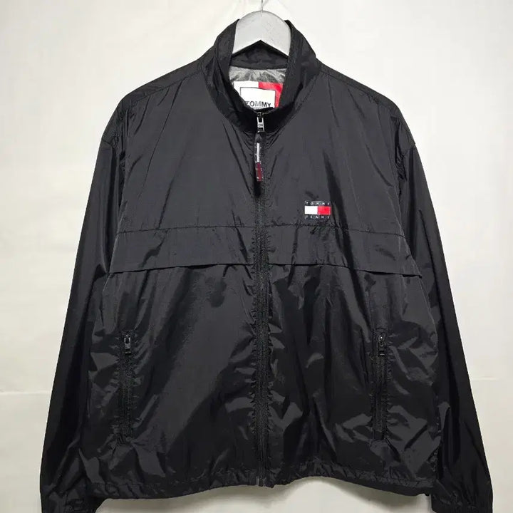 [BUNJANG] Tommy Hilfiger Black Oversized Windbreaker Jacket (Men&