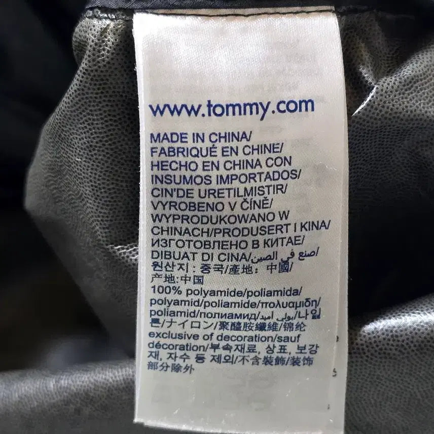 [BUNJANG] Tommy Hilfiger Black Oversized Windbreaker Jacket (Men&