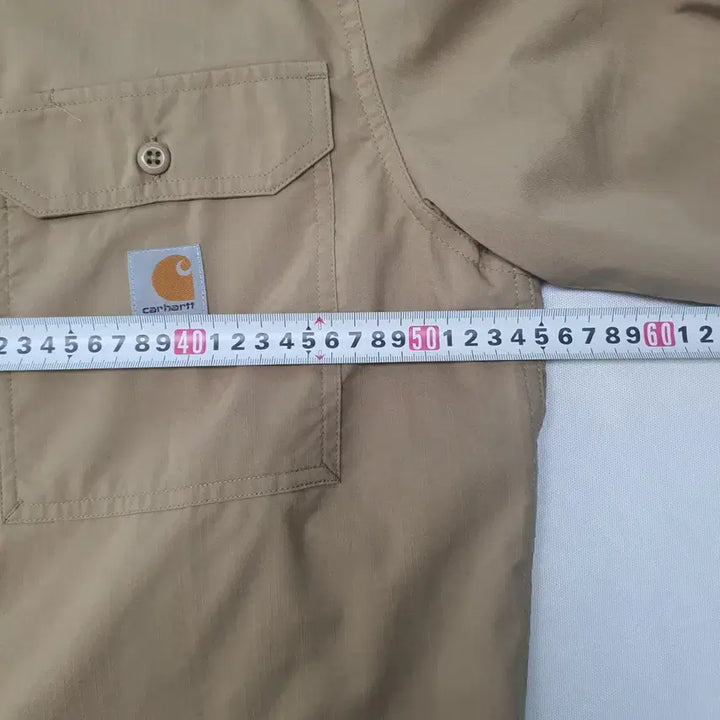 [BUNJANG] Carhartt Short Sleeve Work Shirt Brown M / 1107.칼하트 반팔 워크셔츠 브라운 컬러M