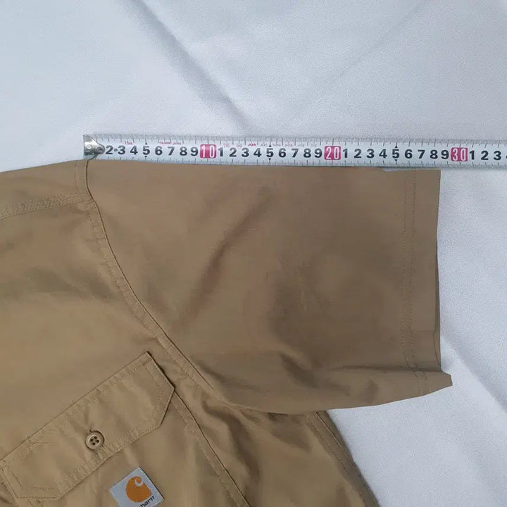 [BUNJANG] Carhartt Short Sleeve Work Shirt Brown M / 1107.칼하트 반팔 워크셔츠 브라운 컬러M