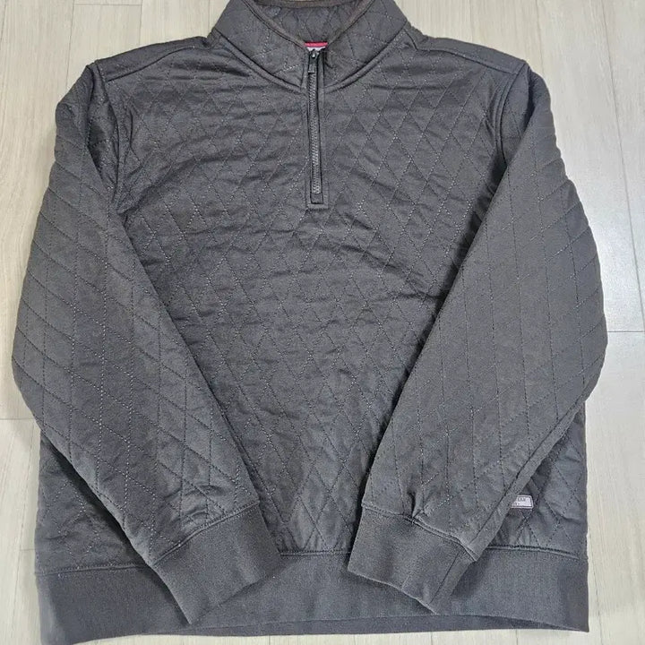 [BUNJANG] Teddy Bear Quilted Half-Zip Sweatshirt (Size 105) / 테디베어 보아털 퀄팅 하프집업 스웨트셔츠 105