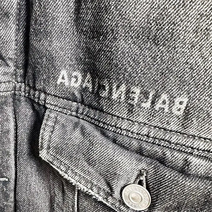 [BUNJANG] Balenciaga Padded Denim Jacket / 발렌시아가 미러 패디드 데님 자켓