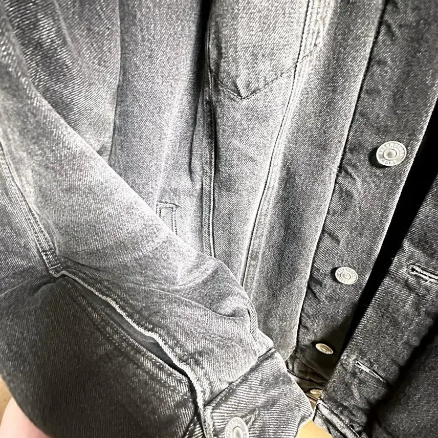 [BUNJANG] Balenciaga Padded Denim Jacket / 발렌시아가 미러 패디드 데님 자켓