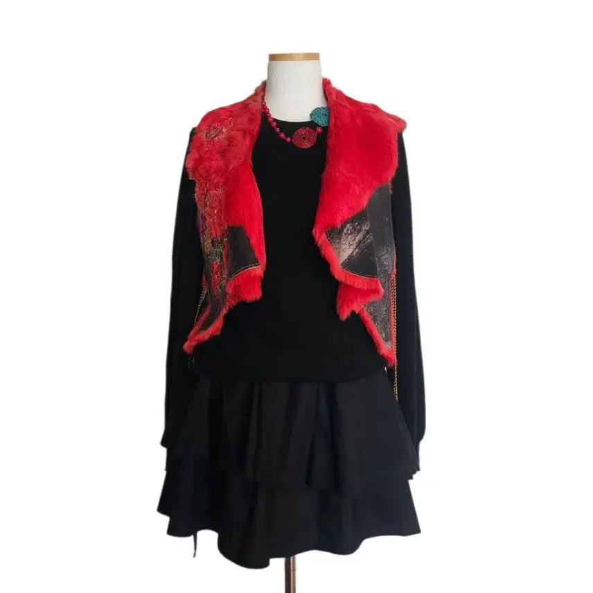 [BUNJANG] Tankus Fur Vest / 탱커스 퍼 베스트