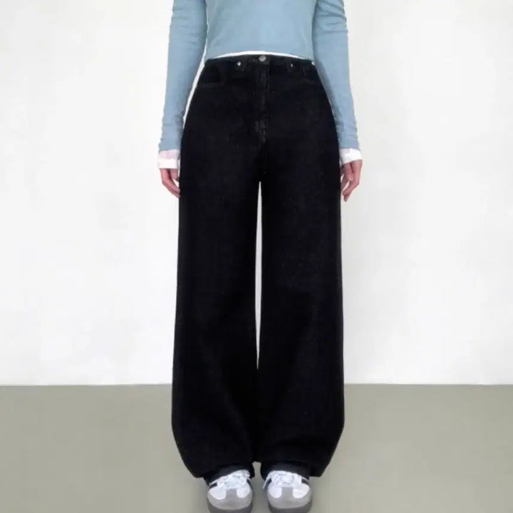 [BUNJANG] Silliki High-Waist Non-Fade Jeans / 실리키 가을 하이앤 논페이 드 봄 여름 생지 하이웨스트 청바지 히든밴딩