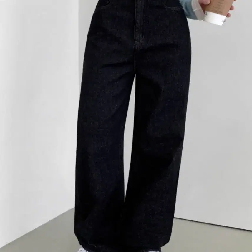 [BUNJANG] Silliki High-Waist Non-Fade Jeans / 실리키 가을 하이앤 논페이 드 봄 여름 생지 하이웨스트 청바지 히든밴딩