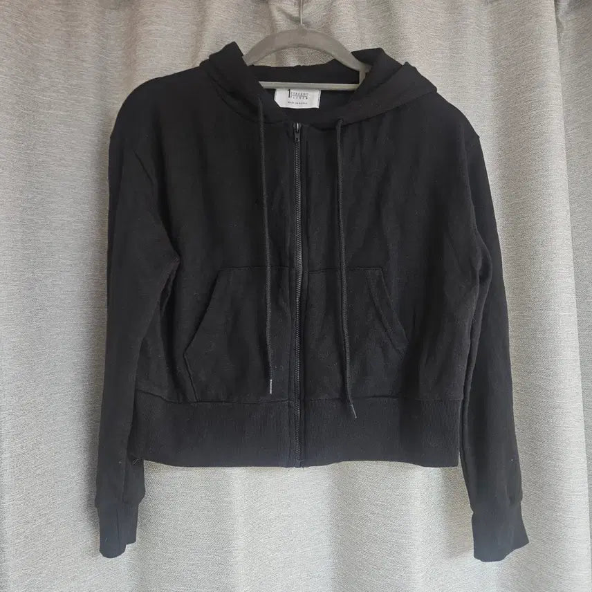 [BUNJANG] Cropped Hoodie Zip-up / 크롭 후드 집업