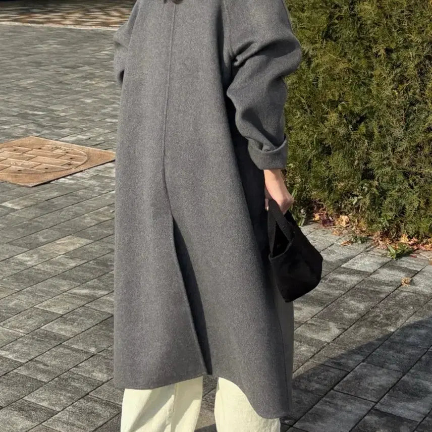 [BUNJANG] Cashmere Wool Long Coat / 캐시 울 롱코트