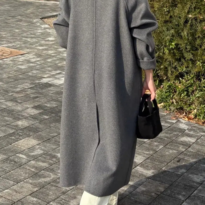 [BUNJANG] Cashmere Wool Long Coat / 캐시 울 롱코트