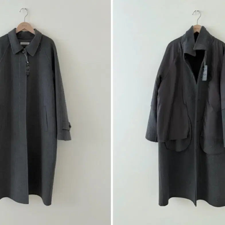 [BUNJANG] Cashmere Wool Long Coat / 캐시 울 롱코트