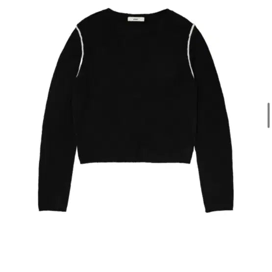 [BUNJANG] DINIIT Black Line Boat Neck Knit / 다이닛 블랙 라인 보트넥 니트 (새상품