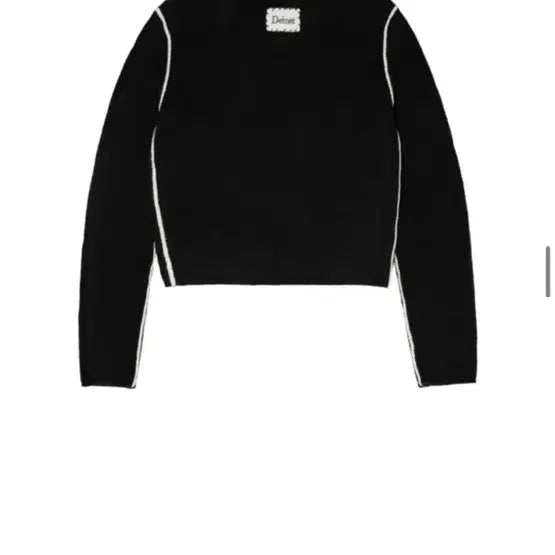 [BUNJANG] DINIIT Black Line Boat Neck Knit / 다이닛 블랙 라인 보트넥 니트 (새상품