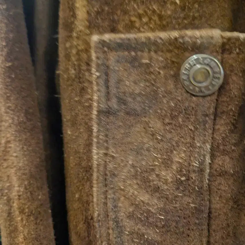 [BUNJANG] RRL Suede Leather Work Jacket / 더블알엘 스웨이드 레더  워크 자켓