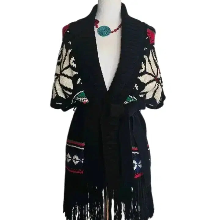 [BUNJANG] Ralph Lauren Ethnic Nordic Knit Cardigan / 랄프로렌 에스닉 니트 가디건