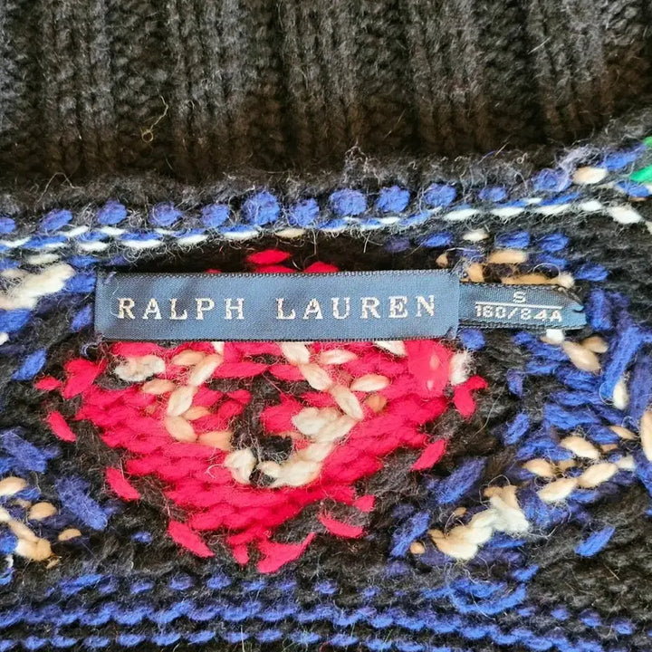[BUNJANG] Ralph Lauren Ethnic Nordic Knit Cardigan / 랄프로렌 에스닉 니트 가디건