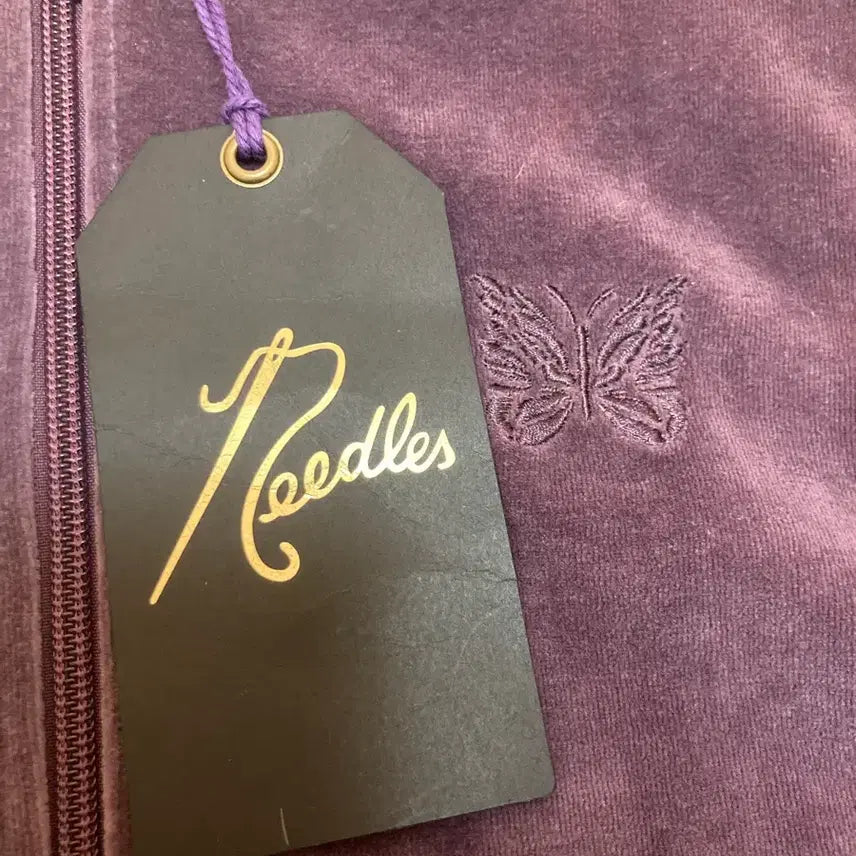 [BUNJANG] Needles Velour RC Track Jacket S / 새상품) 니들스 벨루어 RC 트랙 자켓 S