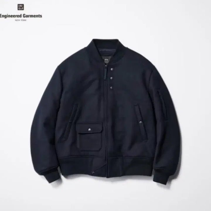[BUNJANG] Uniqlo Engineered Garments Short Blouson (Navy) / [3XL] 유니클로 X 엔지니어드 가먼츠 쇼트 블루종 네이비 새상품