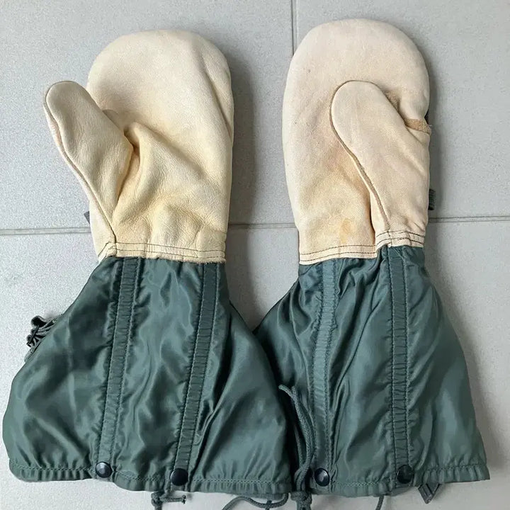 [BUNJANG] USAF N4B Mitten Set Flying Gloves / 80s usaf n4b mitten set 플라잉 장갑
