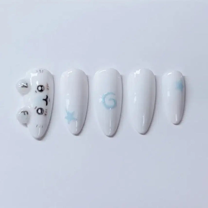 [BUNJANG] Chiikawa Momonga Custom Nail Tips / 치이카와 모몬가 모몽가 수제네일팁