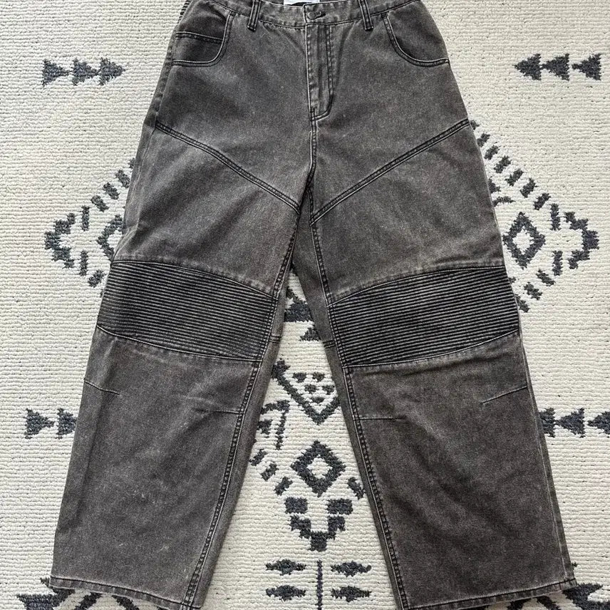 [BUNJANG] Minav Denim Biker Pants / 미나브 데님 바이커 팬츠