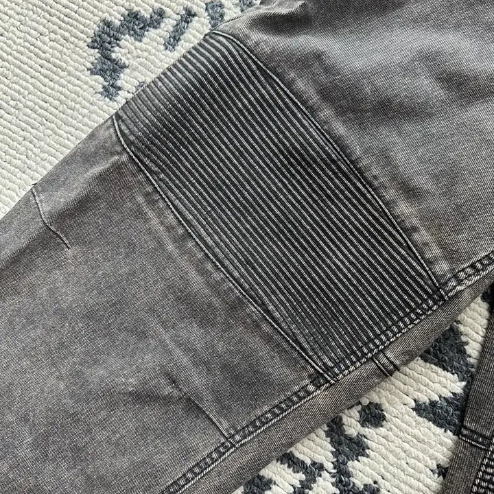 [BUNJANG] Minav Denim Biker Pants / 미나브 데님 바이커 팬츠