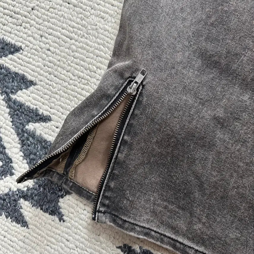 [BUNJANG] Minav Denim Biker Pants / 미나브 데님 바이커 팬츠