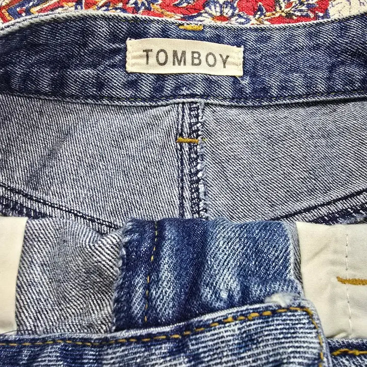 [BUNJANG] Tomboy Denim Shorts / 톰보이 데미지 청 반바지 (1539)