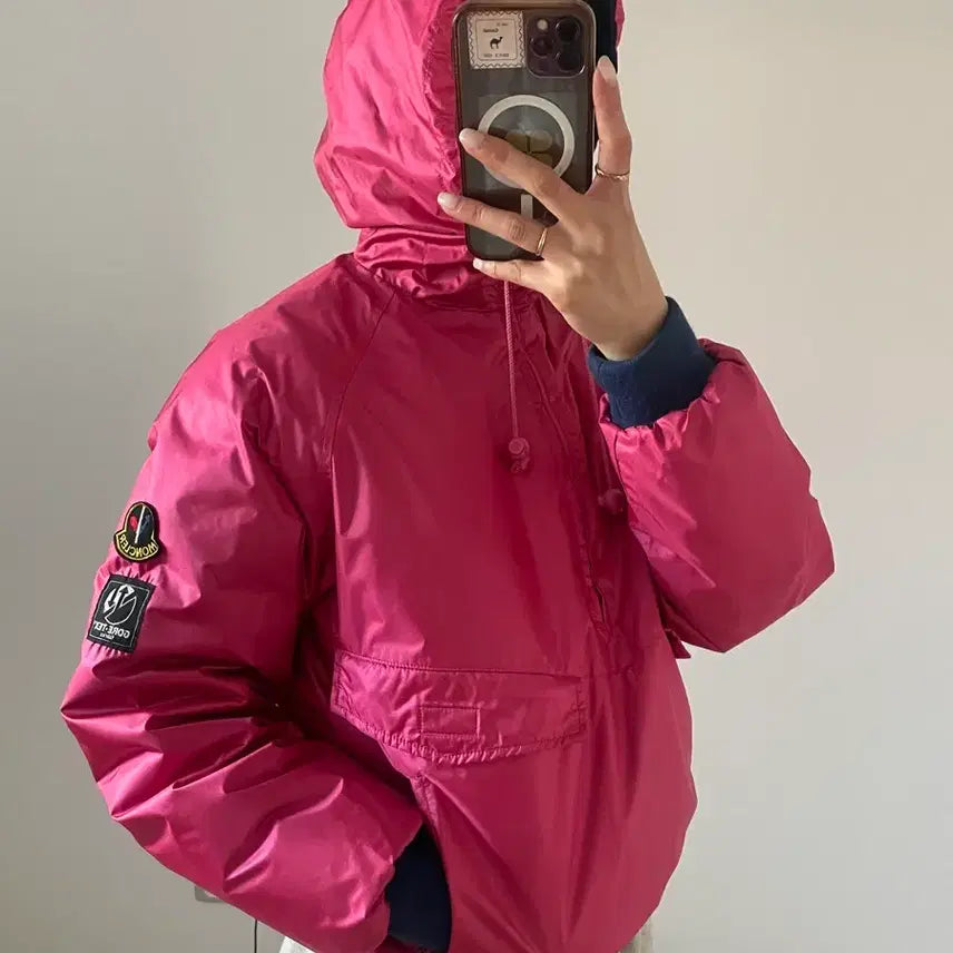 [BUNJANG] Moncler x Asics Vintage Anorak Parka / 몽클레어 x 아식스 빈티지 아노락 파카