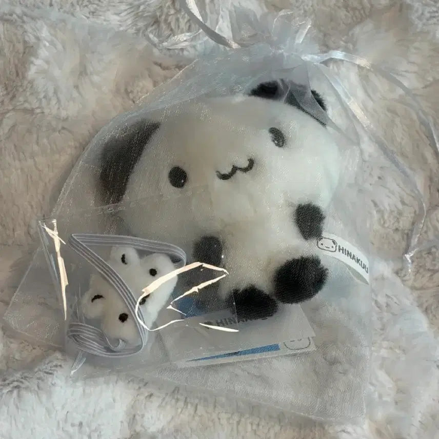 [SOLD OUT] 새상품) 히나쿠우 판다쿠 인형 + 만두 소품 일괄