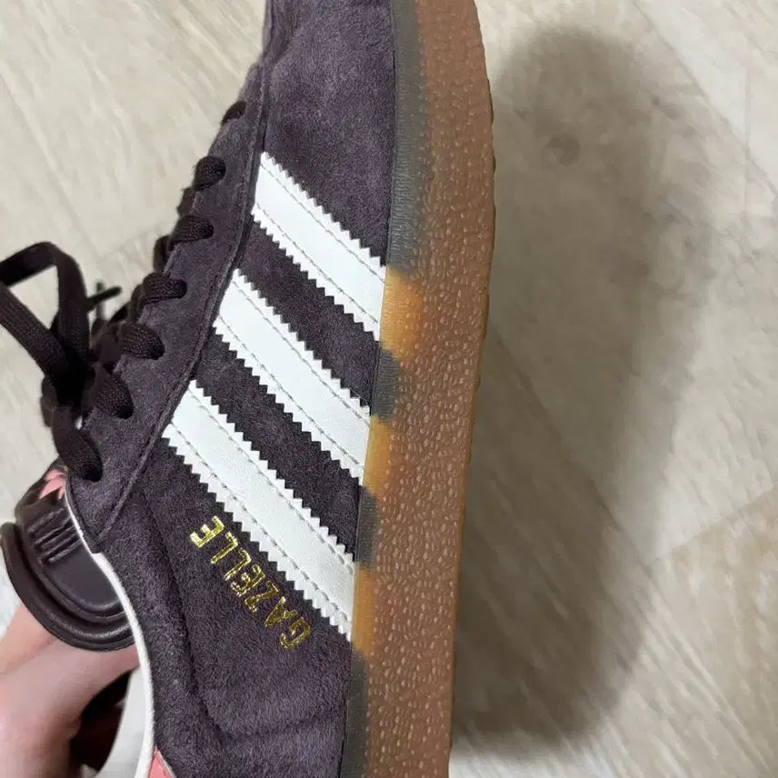 [BUNJANG] Adidas Gazelle Shadow Brown Sneakers / 아디다스 가젤 쉐도우 브라운 220
