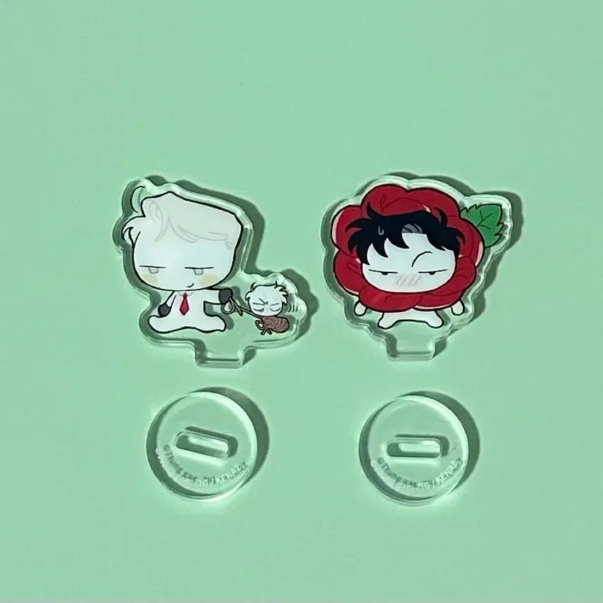 [BUNJANG] Jangmiwa Champagne Mini Acrylic Stand Bundle Set / 장미와 샴페인 장샴 미니 아크릴 스탠드 2개 일괄