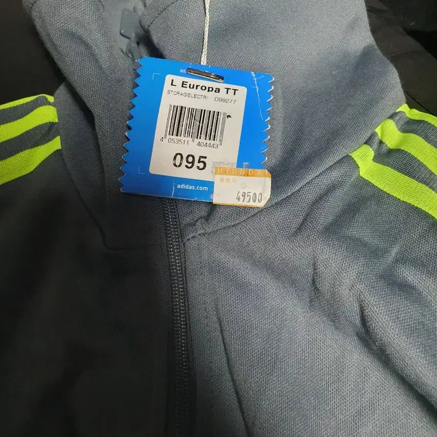 [BUNJANG] Adidas Europa Track Top Gray/Fluorescent 95 / 아디다스새상품 유로파 트랙탑 그레이/형광 95