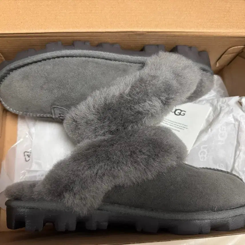 [BUNJANG] UGG Coquette Gray US7 / 어그 코케트 그레이 US7, 240 사이즈