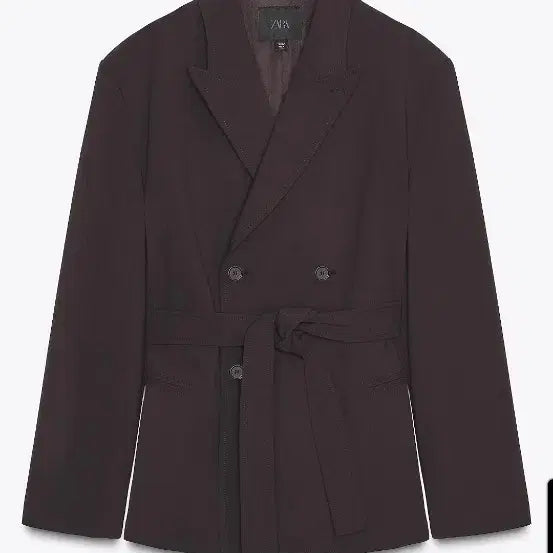 [BUNJANG] Zara Double Breasted Jacket / (새상품)자라 벨트 더블 브레스트 자켓