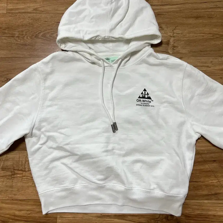 [BUNJANG] Off-White Flower Print Hoodie / [오프화이트]플라워 프린팅 후드티