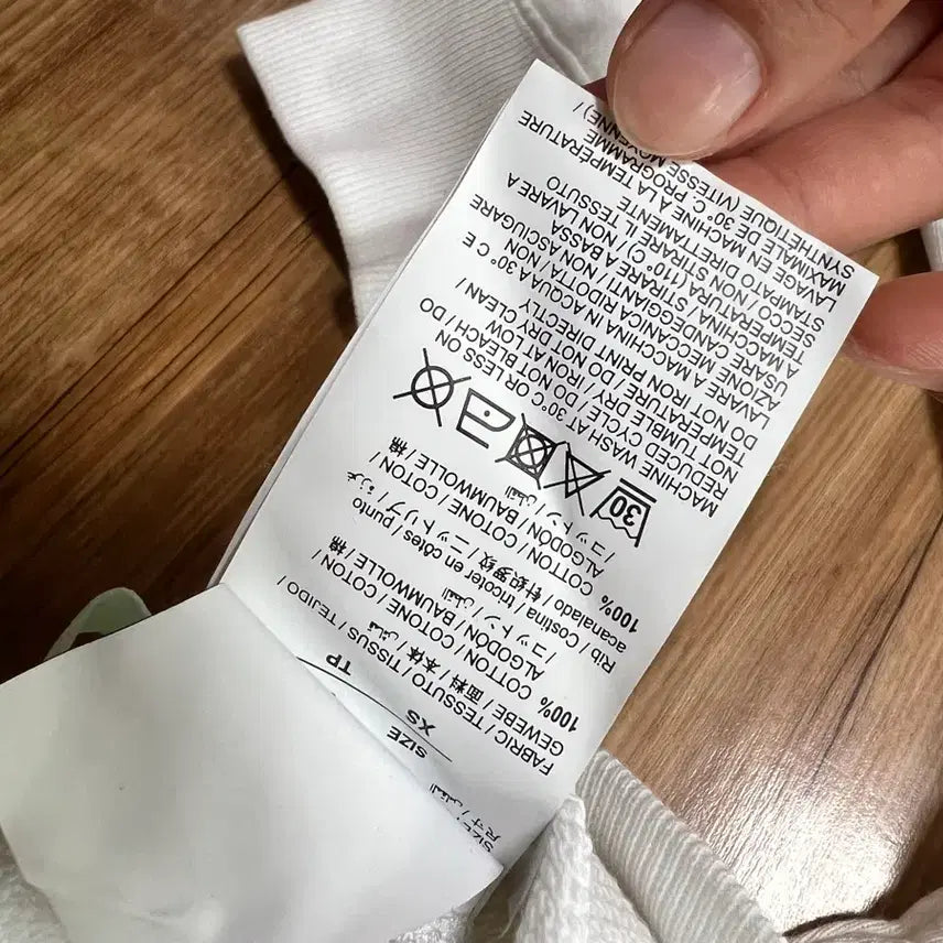 [BUNJANG] Off-White Flower Print Hoodie / [오프화이트]플라워 프린팅 후드티