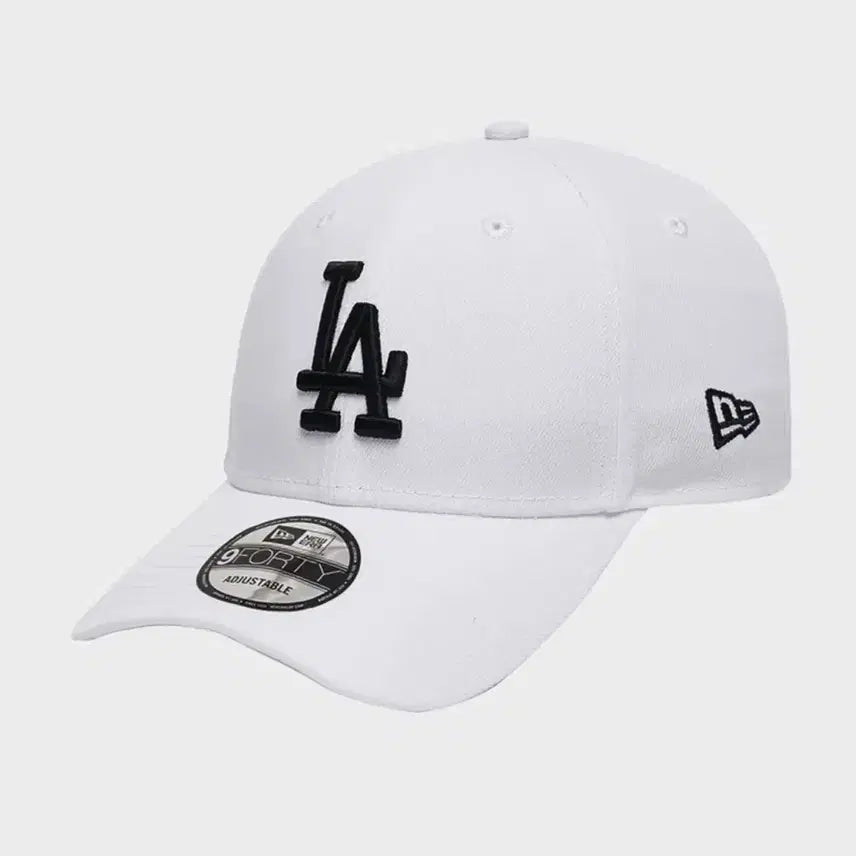 [BUNJANG] MLB LA Dodgers Black on White Cap / (새제품) 뉴에라 MLB 블랙 온 화이트 LA 다저스 볼캡