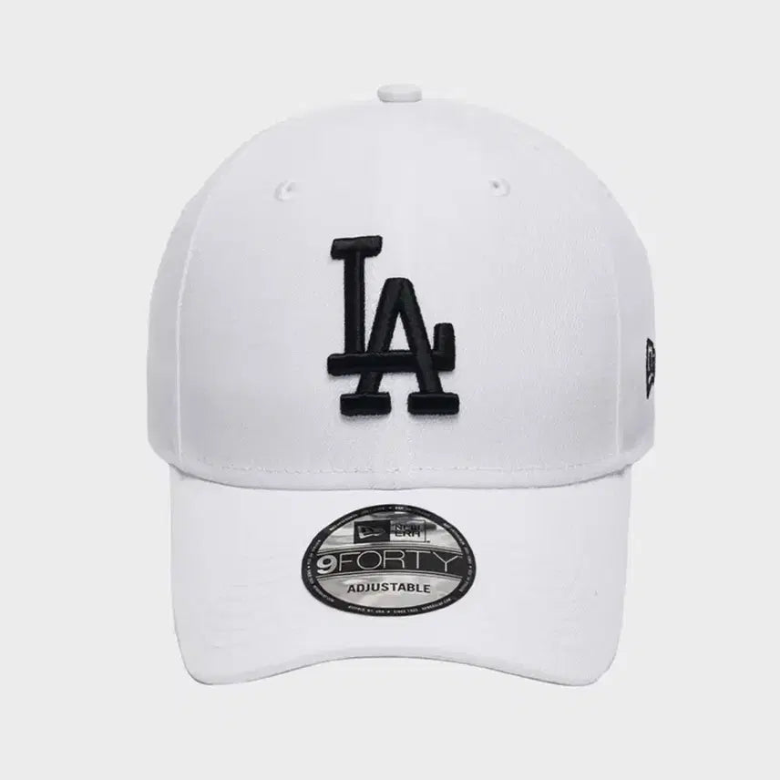 [BUNJANG] MLB LA Dodgers Black on White Cap / (새제품) 뉴에라 MLB 블랙 온 화이트 LA 다저스 볼캡