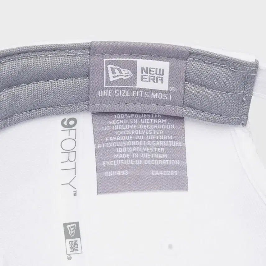 [BUNJANG] MLB LA Dodgers Black on White Cap / (새제품) 뉴에라 MLB 블랙 온 화이트 LA 다저스 볼캡