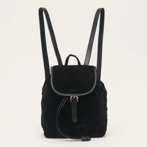 [BUNJANG] Sienne Nouvelle Velvet Backpack / 시엔느 sienne 누벨르 벨벳 백팩