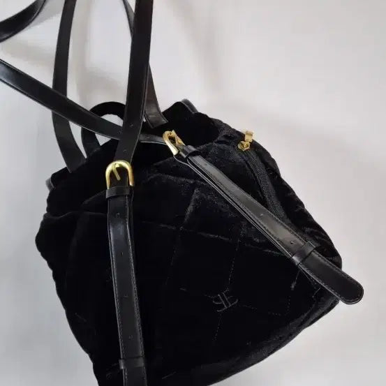 [BUNJANG] Sienne Nouvelle Velvet Backpack / 시엔느 sienne 누벨르 벨벳 백팩