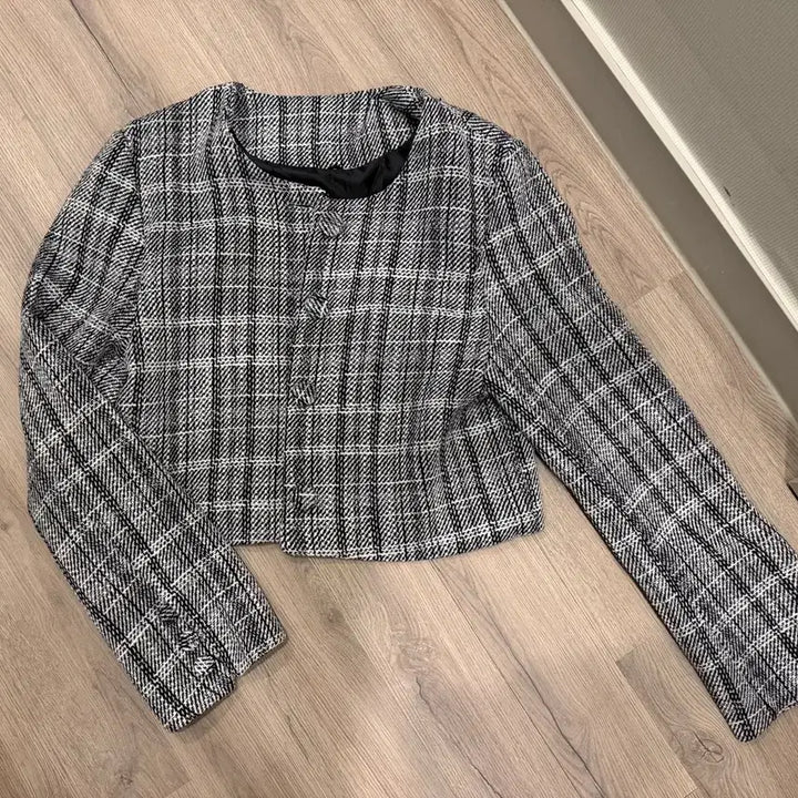 [BUNJANG] Tweed Check Jacket / 트위드 체크  자켓