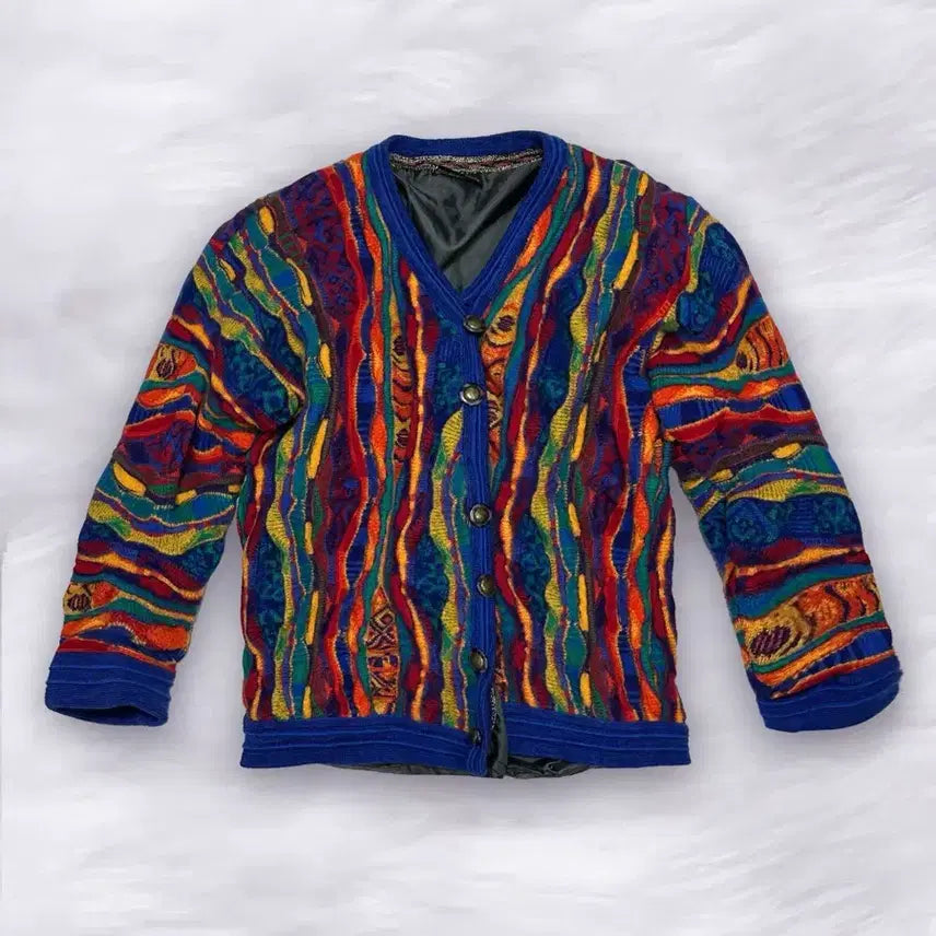 [BUNJANG] Patterned Knit Cardigan / 패턴 니트 가디건