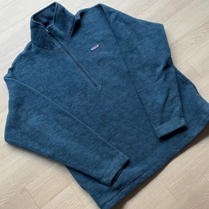 [BUNJANG] Patagonia Synchilla Navy Pattern Fleece Jacket / 파타고니아 집업 신칠라 네이비 패턴 마수피얼 플리스  patagonia