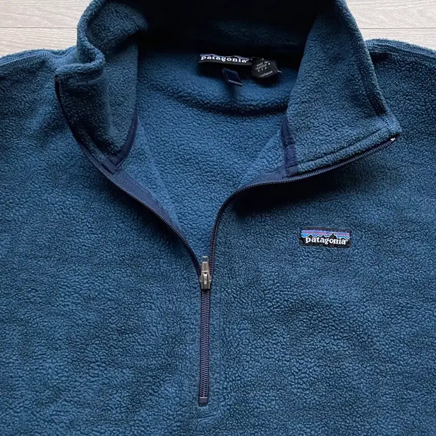[BUNJANG] Patagonia Synchilla Navy Pattern Fleece Jacket / 파타고니아 집업 신칠라 네이비 패턴 마수피얼 플리스  patagonia