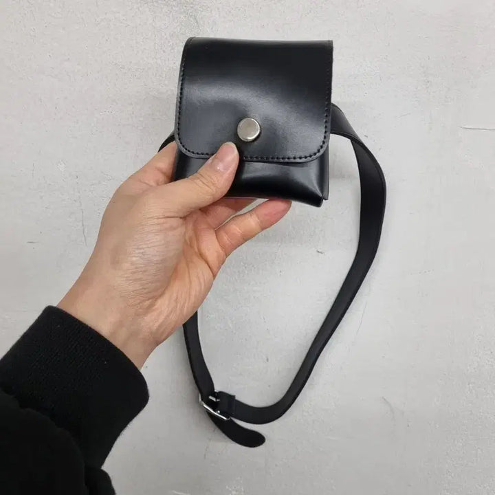 [BUNJANG] Leather Pocket Belt / [free size] 가죽 포켓 벨트
