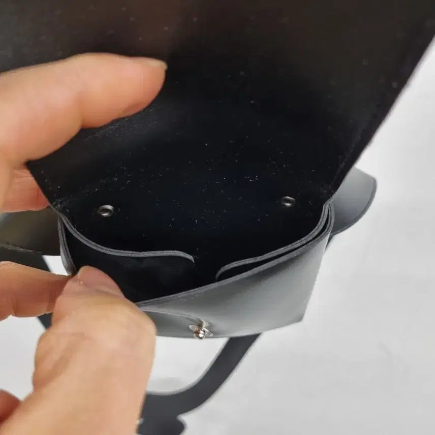 [BUNJANG] Leather Pocket Belt / [free size] 가죽 포켓 벨트