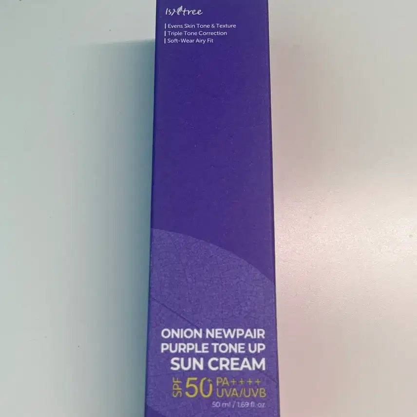 [BUNJANG] Isntree Onion Newpair Purple Tone-Up Sunscreen / 새상품) 이즈앤트리 어니언 뉴페어 퍼플 톤업 선크림