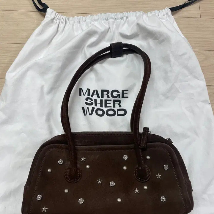 [BUNJANG] Margesherwood Boston Bag Chocolate Brown / 마지셔우드 소프트 보스턴백 초코 브라운