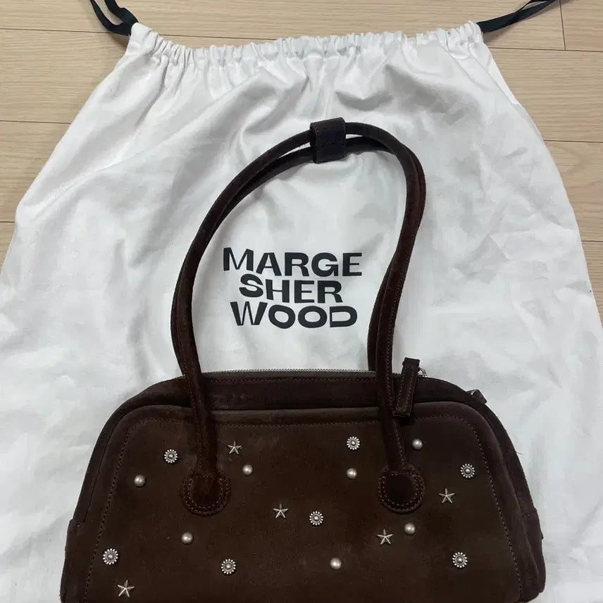 [BUNJANG] Margesherwood Boston Bag Chocolate Brown / 마지셔우드 소프트 보스턴백 초코 브라운